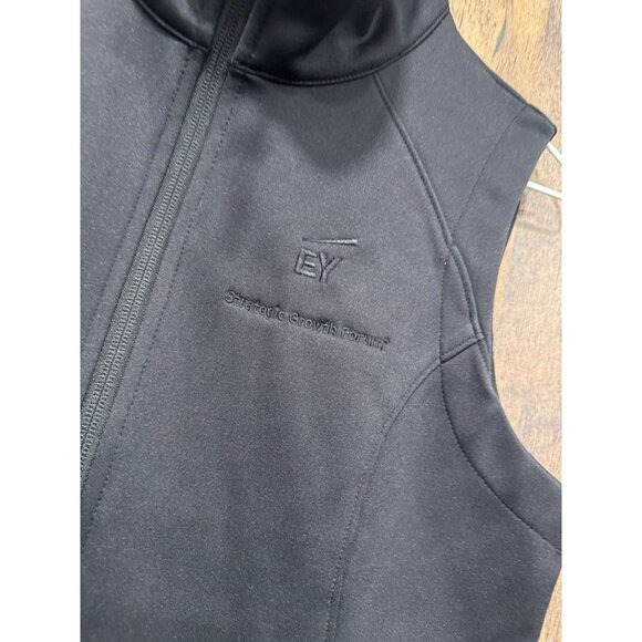 The North Face Women’s Windwall Black Vest Small EUC LOGO - Picture 3 of 5